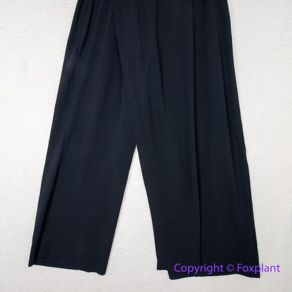 New! Eloquii tie waist strapless ruched front overlay jumpsuit, size 18 - Picture 9 of 12